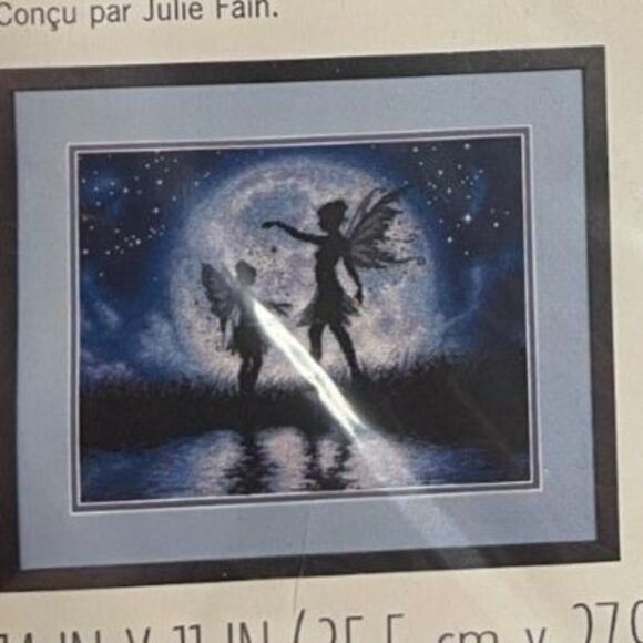 Twilight Silhouette Counted Cross Stitch Kit Dimensions NEW Fairy Night Fantasy - Picture 1 of 6